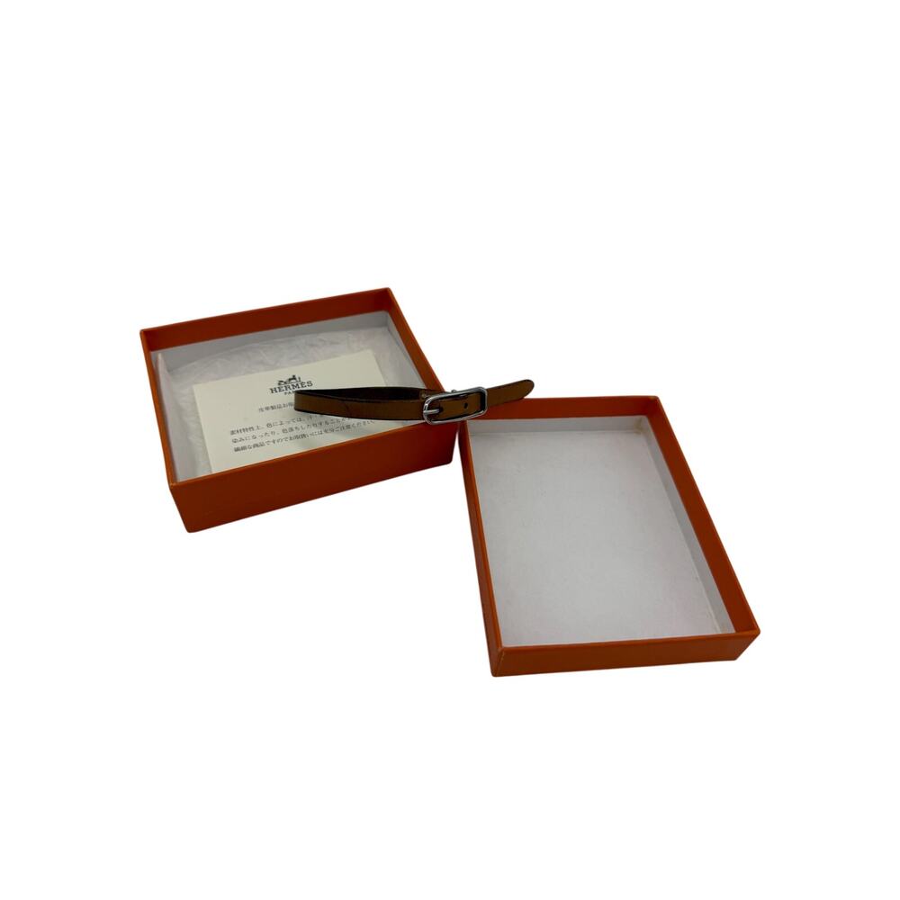 KT057:  Hermès Behapi Simple Tour Leather Bracelet*with box - Picture 5 of 5